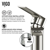 Norfolk Single Handle Vessel Bathroom Sink Faucet, WaterSense Certified, Brushed Nickel F5C4 - product image 5