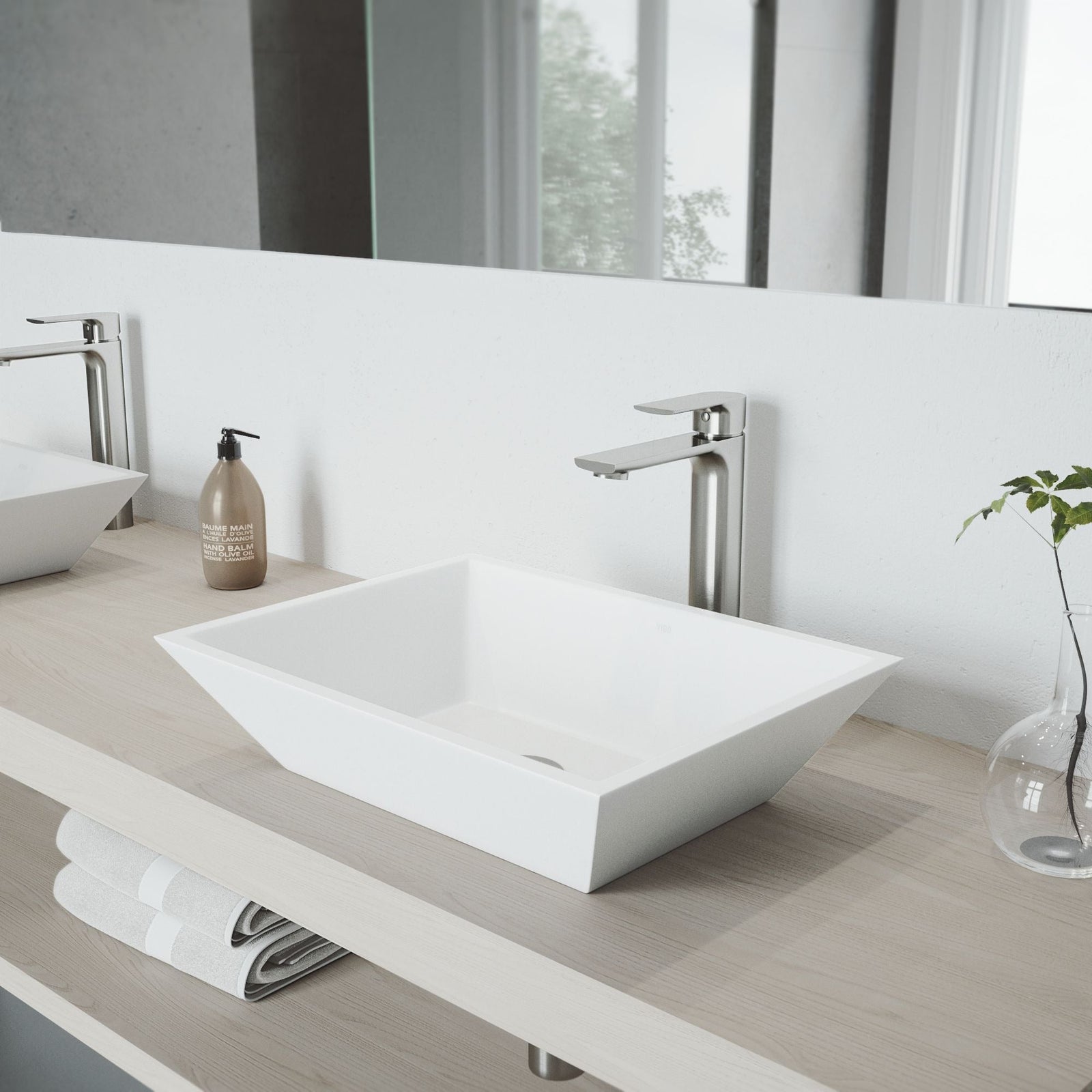 Norfolk Single Handle Vessel Bathroom Sink Faucet, WaterSense Certified, Brushed Nickel F5C4 - product image 8