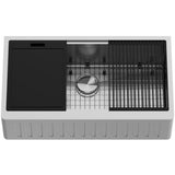 Oxford Single Farmhouse Kitchen Sink, 36-in x 21-in J1X2 - product image 1