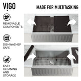 Oxford Single Farmhouse Kitchen Sink, 36-in x 21-in J1X2 - product image 6