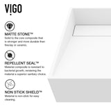 Starr Modern MatteStone 15x15-in Deep White Bathroom Sink/Basin with Square Vessel W8B7 - product image 5