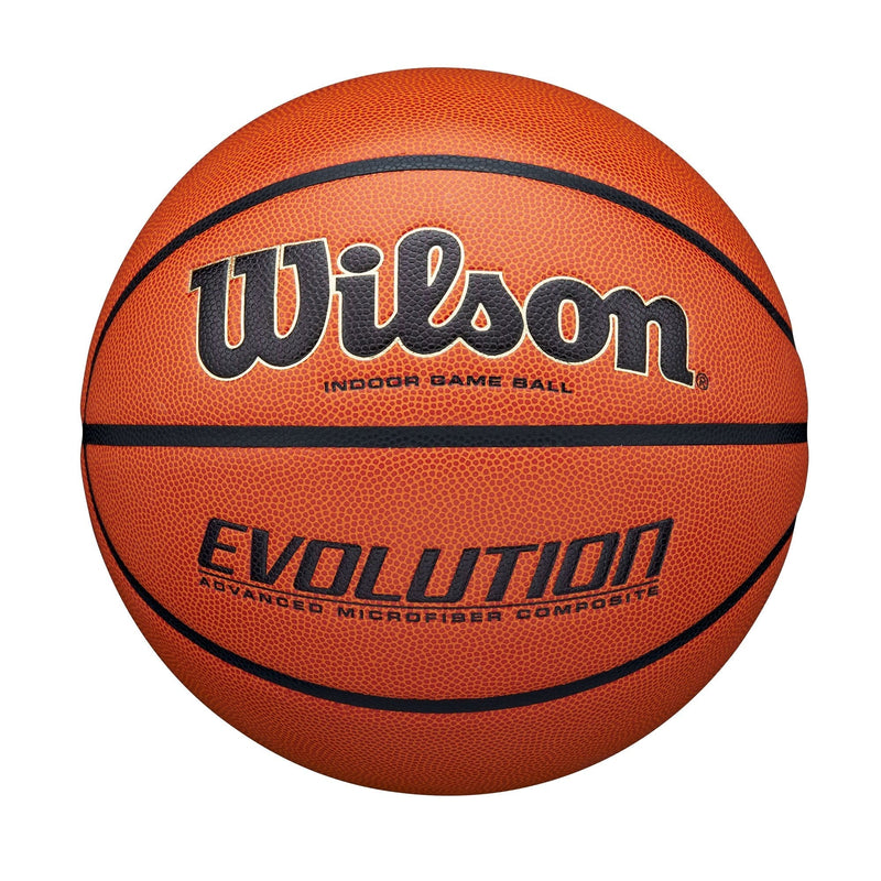 Evolution Indoor Composite Game Basketball, Size 6, Brown I9A5