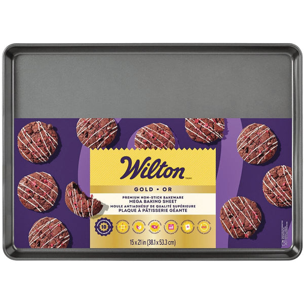 Gold Premium Non-Stick Bakeware Extra-Large Baking Sheet F3J7