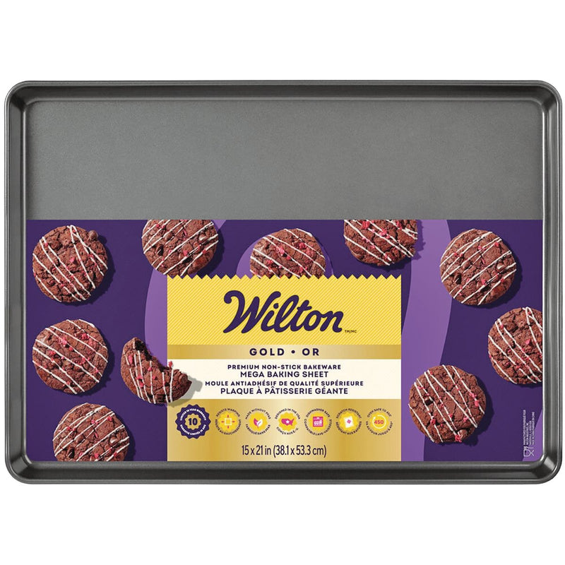 Gold Premium Non-Stick Bakeware Extra-Large Baking Sheet F3J7