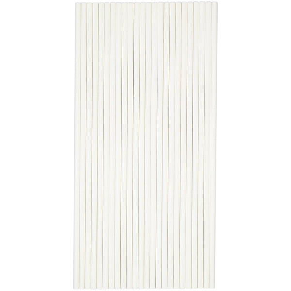 Lollipop & Cake Pop Stick, White, 8-in, 25-pk, for Baking/Cake Decoration G8O9