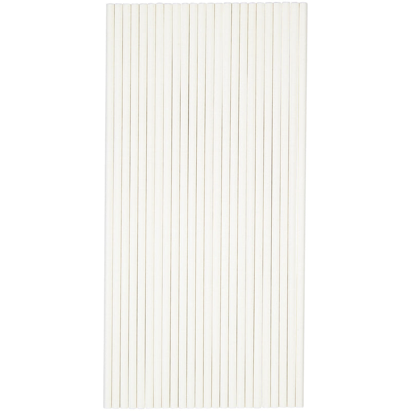 Lollipop & Cake Pop Stick, White, 8-in, 25-pk, for Baking/Cake Decoration G8O9