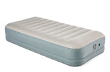 Double High Toughguard Inflatable Air Bed with Rechargeable Pump, Twin, Grey Y7P7 - product image 1