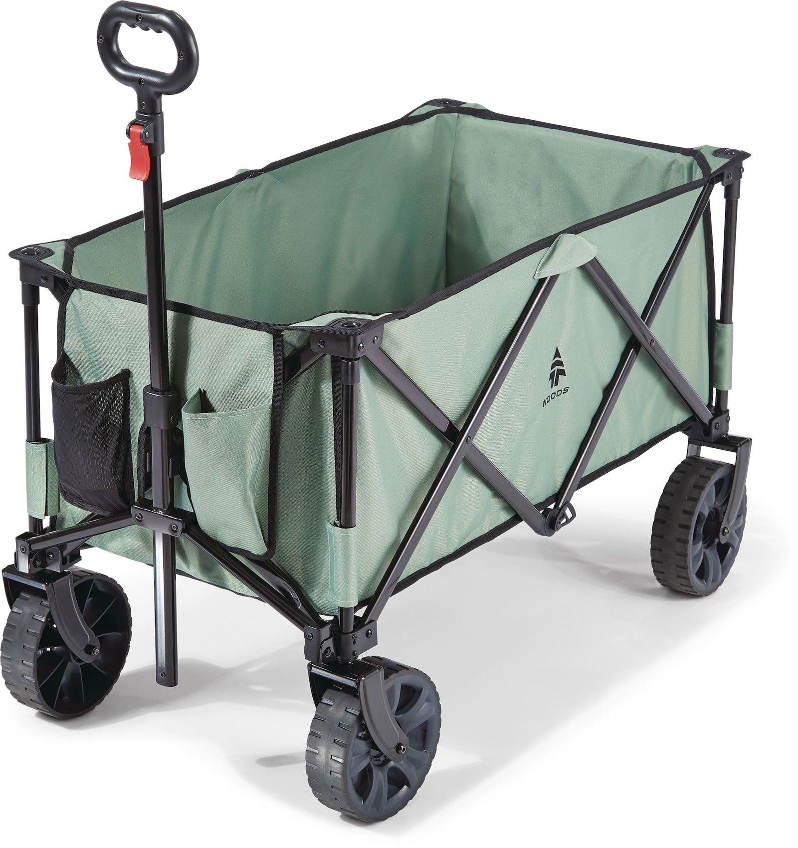 Outdoor Collapsible Folding Utility Adventure Hauler Wagon with Carry Bag, 225-lb Capacity, Sea Foam X6L2 - product image 1
