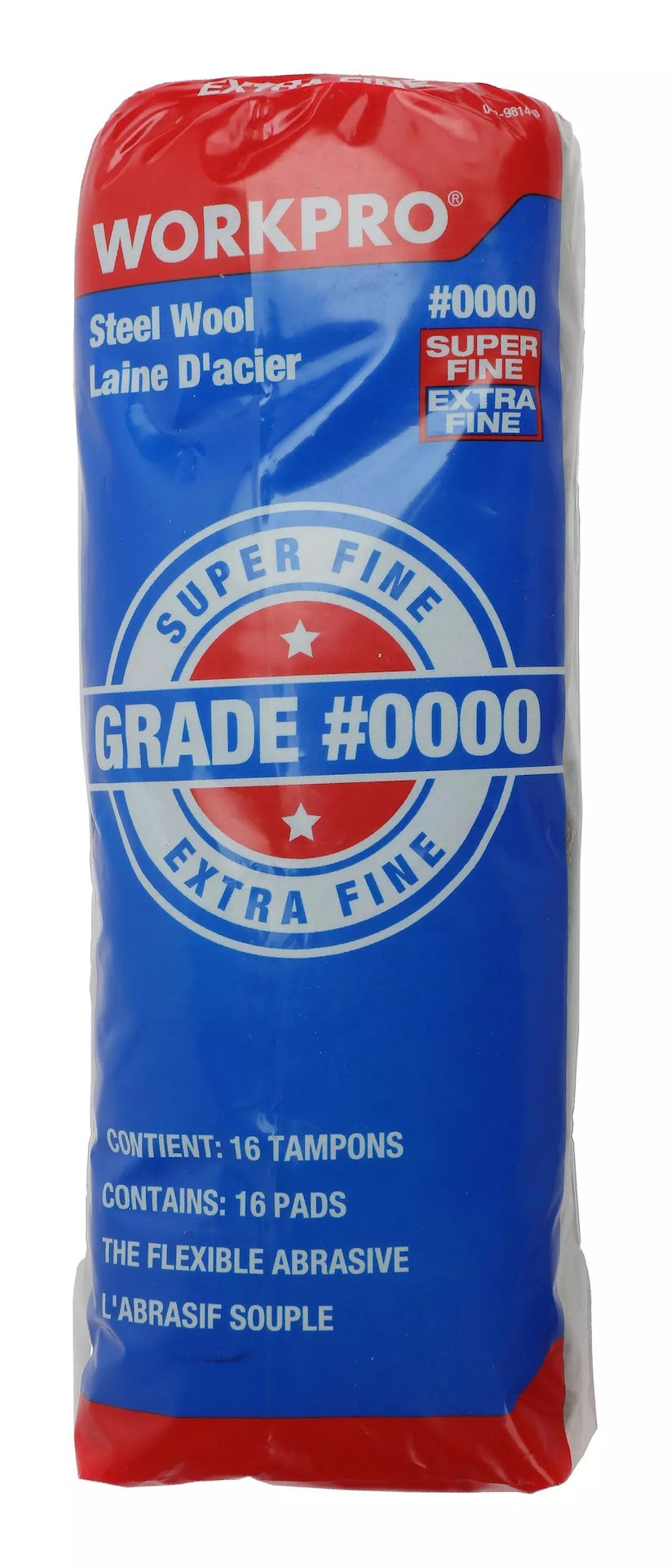 Steel Wool Pads For Multi-Surface Smoothing & Cleaning, Super Fine Grade, 16-pk A9Z5 - product image 1