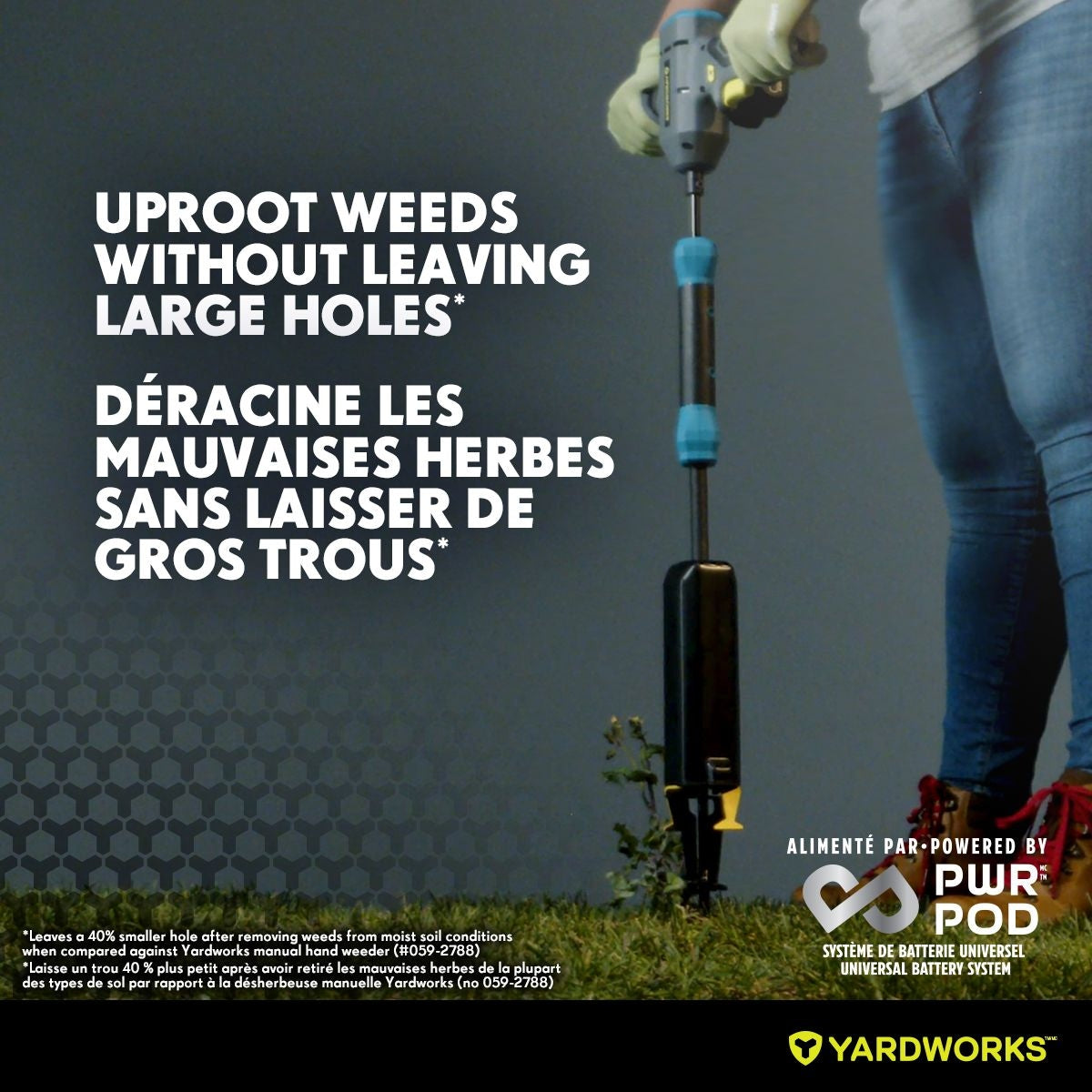 20V Cordless Lawn Weeder, with PWR POD 2.0Ah Battery and Charger T8L6 - product image 7