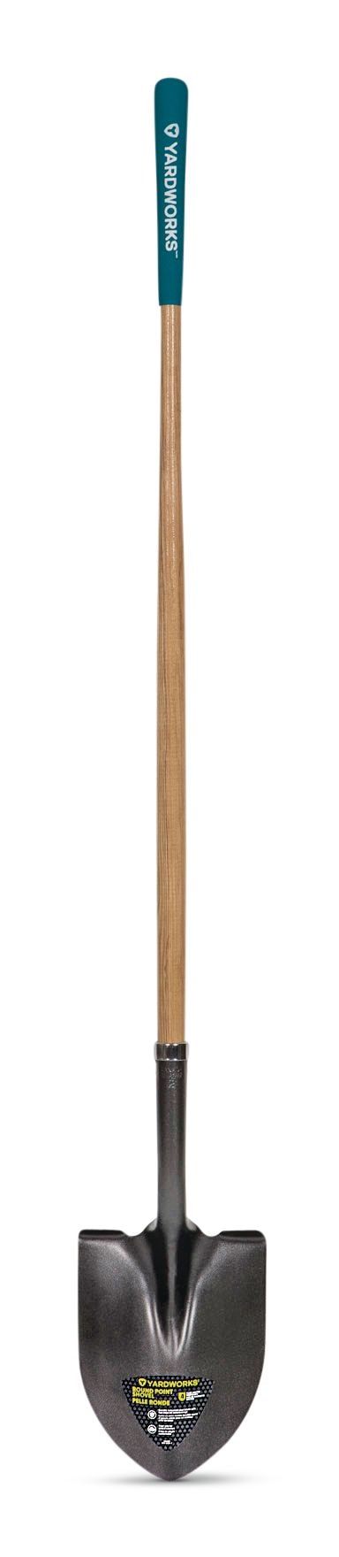 Tempered Steel Round Point Long Handle Shovel, 62-In, Hardwood Shaft K5J8 - product image 3