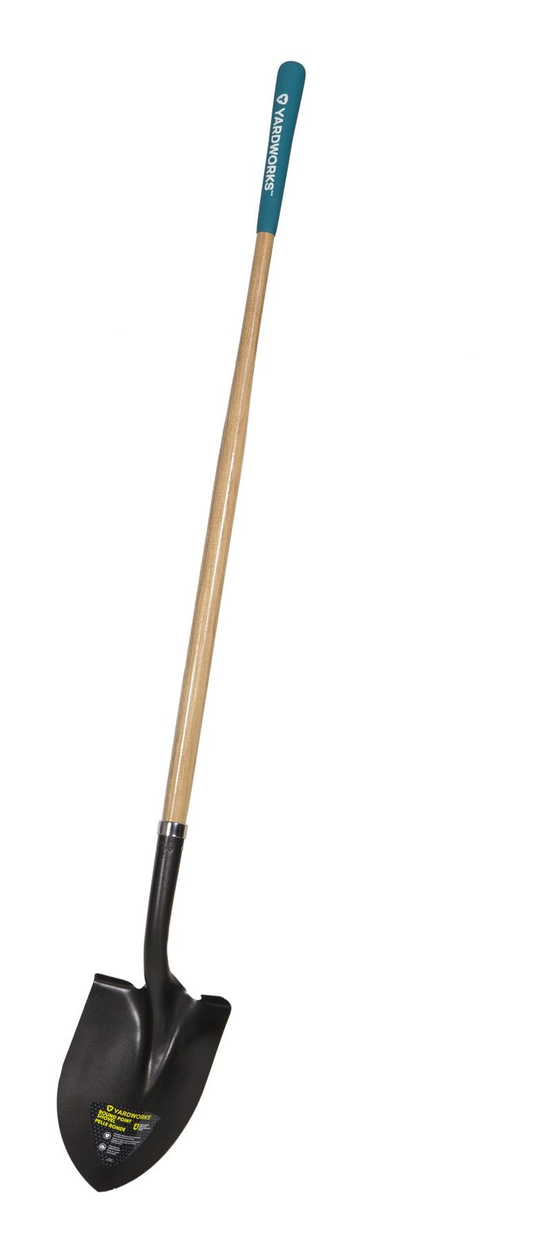 Tempered Steel Round Point Long Handle Shovel, 62-In, Hardwood Shaft K5J8 - product image 4